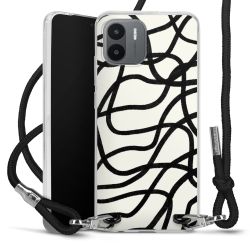 Carry Case Transparent Fabric black/silver