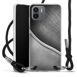 Carry Case Transparent Fabric black/silver