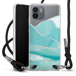 Carry Case Transparent Fabric black/silver