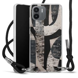 Carry Case Transparent Fabric black/silver