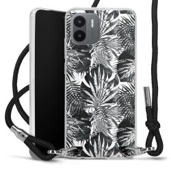 Carry Case Transparent Fabric black/silver