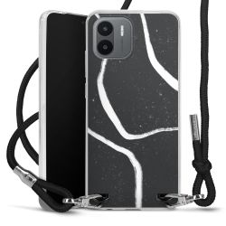 Carry Case Transparent Fabric black/silver