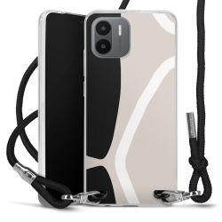 Carry Case Transparent Fabric black/silver