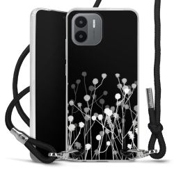 Carry Case Transparent Fabric black/silver