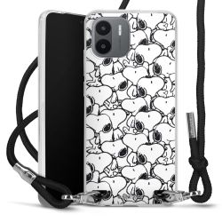 Carry Case Transparent Fabric black/silver