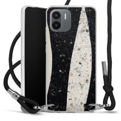 Carry Case Transparent Fabric black/silver