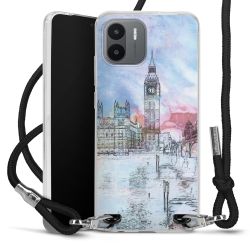 Carry Case Transparent Fabric black/silver