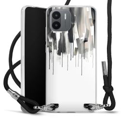 Carry Case Transparent Fabric black/silver