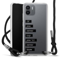 New Carry Case Transparent Stoff schwarz/silber