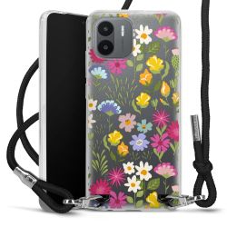 New Carry Case Transparent Stoff schwarz/silber