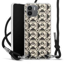 New Carry Case Transparent Stoff schwarz/silber