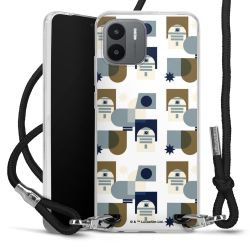 New Carry Case Transparent Stoff schwarz/silber