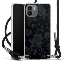 New Carry Case Transparent Stoff schwarz/silber