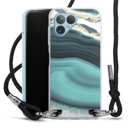 Carry Case Transparent Fabric black/silver