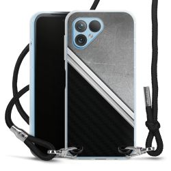 Carry Case Transparent Fabric black/silver