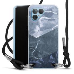 Carry Case Transparent Fabric black/silver