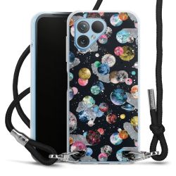 Carry Case Transparent Fabric black/silver