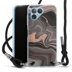 Carry Case Transparent Fabric black/silver