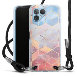 Carry Case Transparent Fabric black/silver