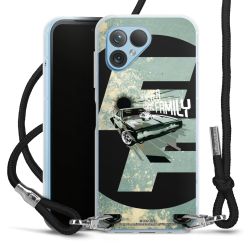 Carry Case Transparent Fabric black/silver