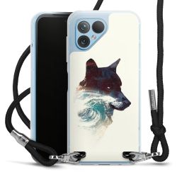 Carry Case Stoff schwarz/silber