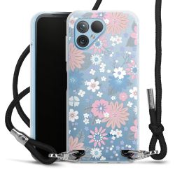 New Carry Case Transparent Stoff schwarz/silber