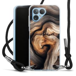 New Carry Case Transparent Stoff schwarz/silber