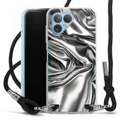 New Carry Case Transparent Stoff schwarz/silber