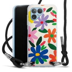 New Carry Case Transparent Stoff schwarz/silber