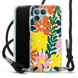 New Carry Case Transparent Stoff schwarz/silber