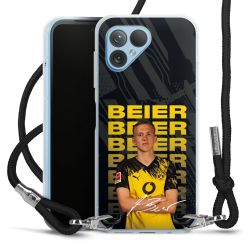 New Carry Case Transparent Stoff schwarz/silber