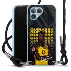 New Carry Case Transparent Stoff schwarz/silber