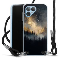 New Carry Case Transparent Stoff schwarz/silber