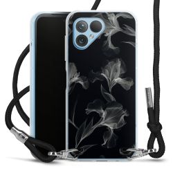 New Carry Case Transparent Stoff schwarz/silber