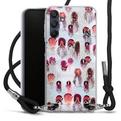 Carry Case Transparent Fabric black/silver