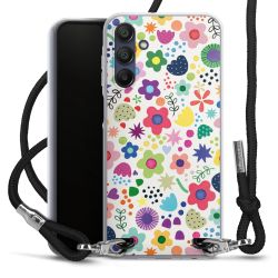 Carry Case Transparent Fabric black/silver