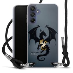 New Carry Case Transparent Stoff schwarz/silber