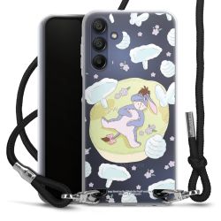 New Carry Case Transparent Stoff schwarz/silber