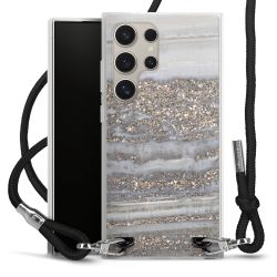 Carry Case Transparent Fabric black/silver