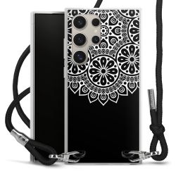 Carry Case Transparent Fabric black/silver