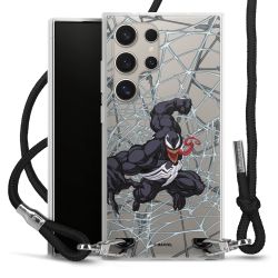 New Carry Case Transparent Stoff schwarz/silber