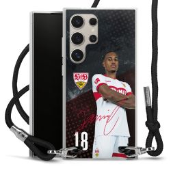 Carry Case Stoff schwarz/silber