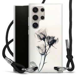 New Carry Case Transparent Stoff schwarz/silber