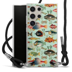 New Carry Case Transparent Stoff schwarz/silber