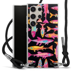 New Carry Case Transparent Stoff schwarz/silber