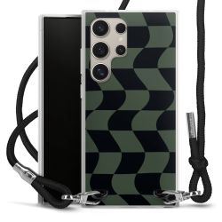 New Carry Case Transparent Stoff schwarz/silber