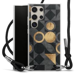 New Carry Case Transparent Stoff schwarz/silber