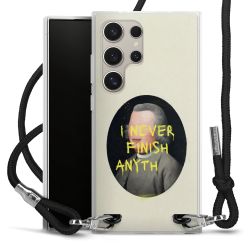 New Carry Case Transparent Stoff schwarz/silber