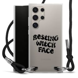 New Carry Case Transparent Stoff schwarz/silber