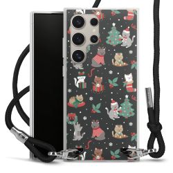 New Carry Case Transparent Stoff schwarz/silber